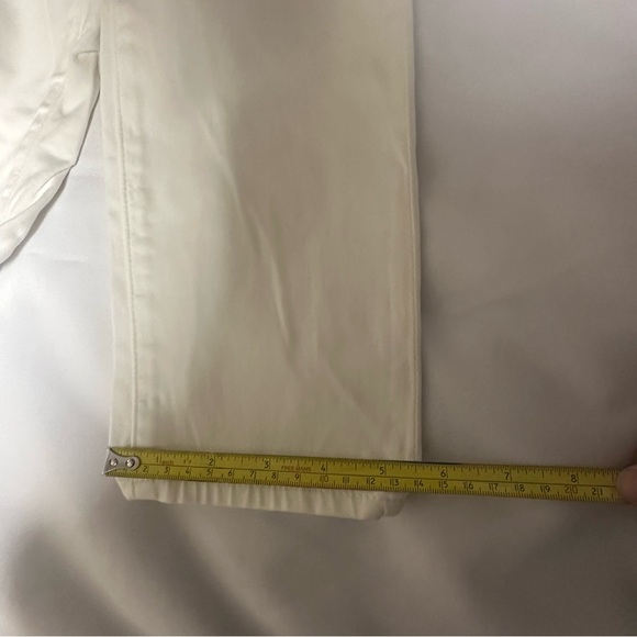 Adriano Goldschmied Women's jeans the Stevie ankle slim straight ankle White 28R - Picture 11 of 16